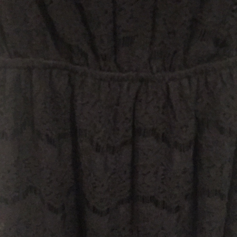 MONTEAU Cap Sleeve Lined Black Lace Dress Size S - Picture 6 of 12